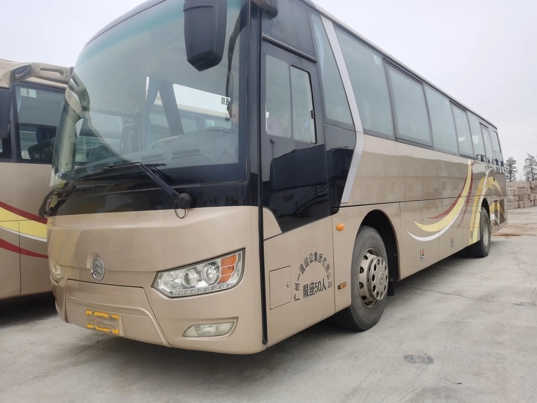 Dieselmotorbus 50 de Motor 245hp van Zetelsweichai gebruikte Gouden de Lente Enige Deur van het Draakxml6112 Blad met a/c