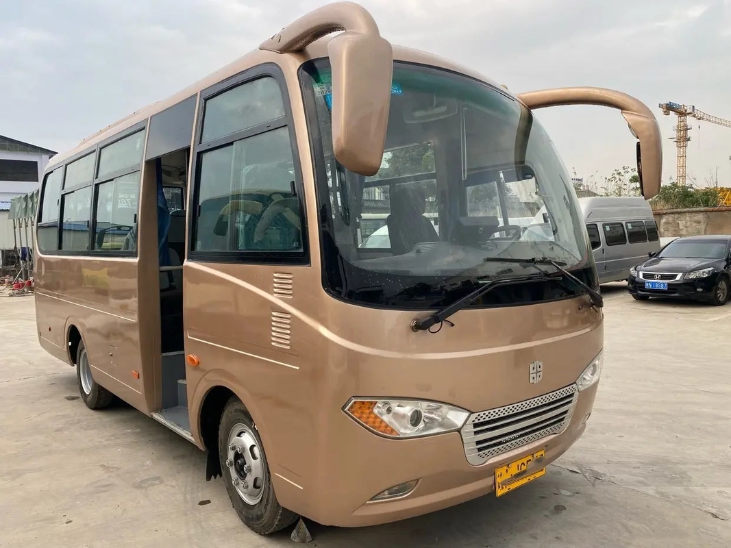 Gebruikt Mini Bus External Swinging Door 25 Zetels die de Hand Zhongtong Lck6660d glijden van Vensterfront engine with a/c tweede