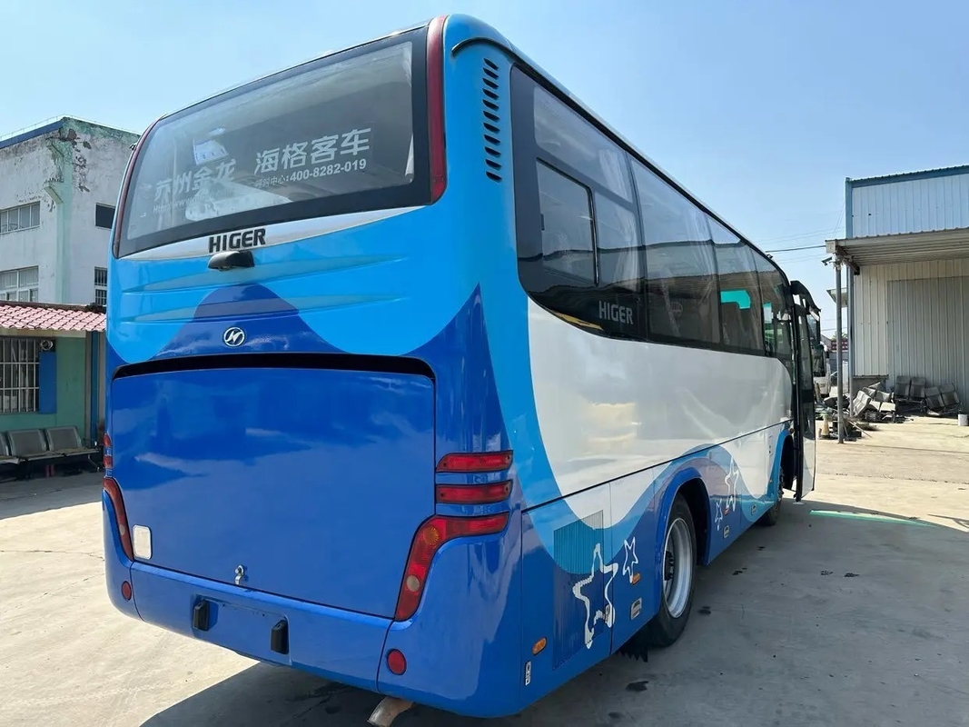 Gebruikte van het de Motorluchtkussen van Yuchai van de Doorgangsbus Opschorting 33 2de Hand Hogere KLQ6796 van de Zetels de Handtransmissie met a/c