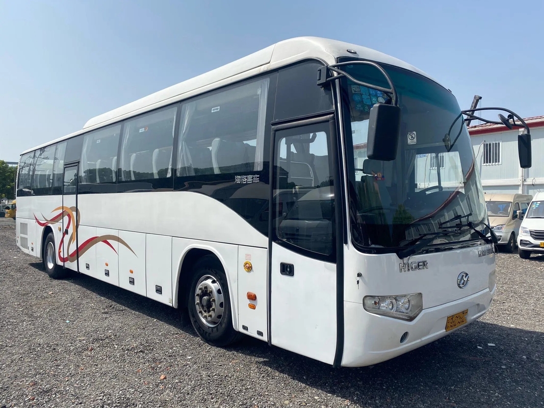 Gebruikte Bus en Bus Luggage Compartment 2 Deuren 53 Zetels die Venster met Linker de Aandrijvings Hogere Bus KLQ6129 verzegelen van a/c