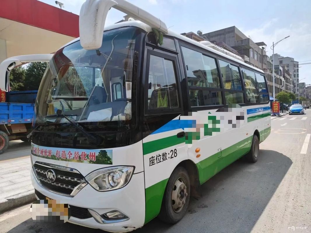 Gebruikt Ford Minibus Front Weichai Engine 28 Zetels die Venster 2020 Jaar 7 glijden meet de 2de Bus HFF6739 van Handankai