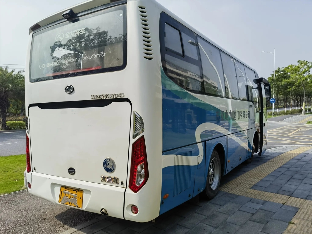 Gebruikt Diesel Bussen 2016 Jaar 28 Motor 4 Bus XMQ675 van Zetelsyuchai van Kinglong van de Cilinders de Externe Slingerende Deur