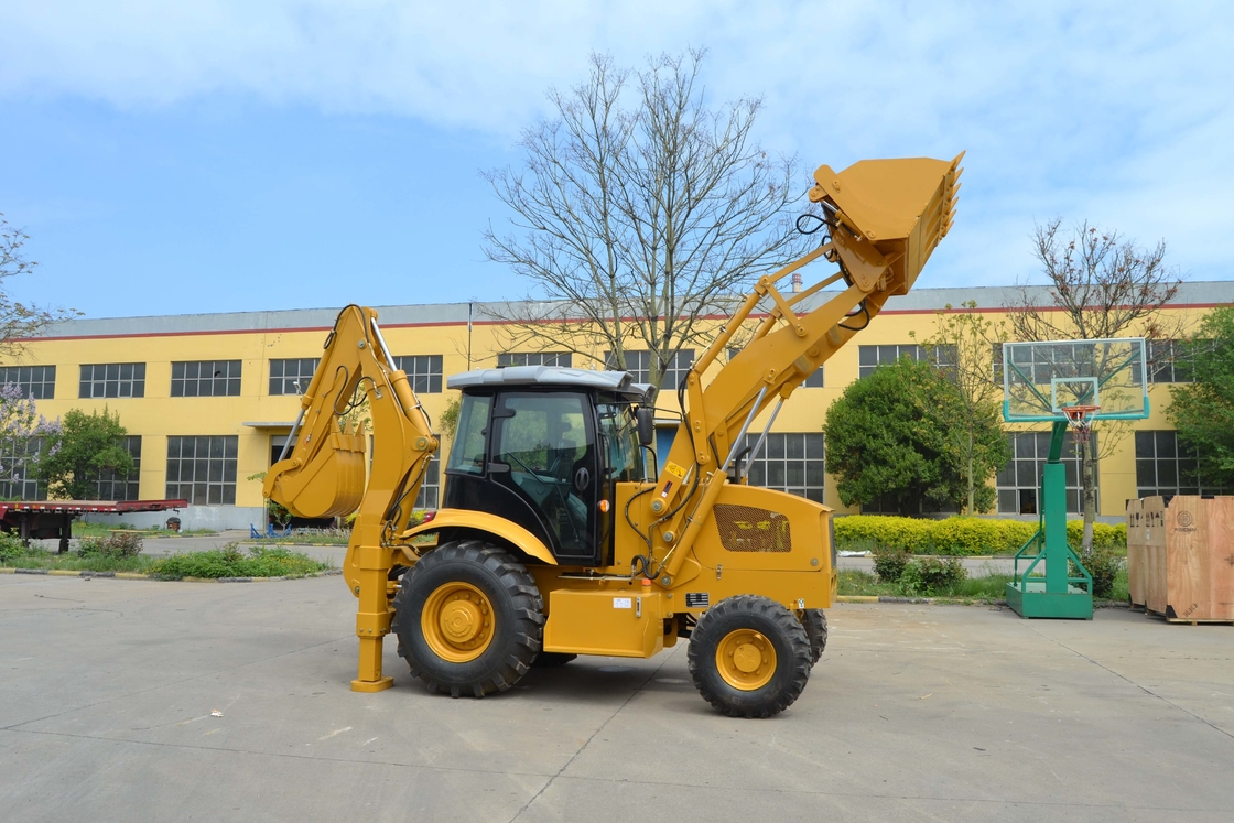 De gebruikte Internationale Vrachtwagens 8 Ton houden Gewichts Gloednieuwe Backhoe Motor 1.3m van Laderyuchai ³ in bedwang Ladercapaciteit