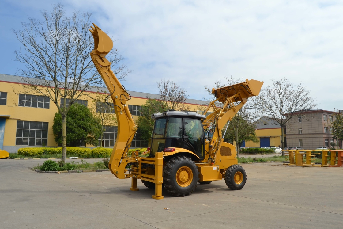 De gebruikte Internationale Vrachtwagens 8 Ton houden Gewichts Gloednieuwe Backhoe Motor 1.3m van Laderyuchai ³ in bedwang Ladercapaciteit