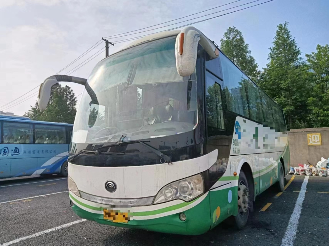 Gebruikte Korte Bus 9 Meters Zeldzame Motor 39 Zetels die het Rek Youngtong ZK6908 verzegelen van de Vensterlhd/rhd Bagage