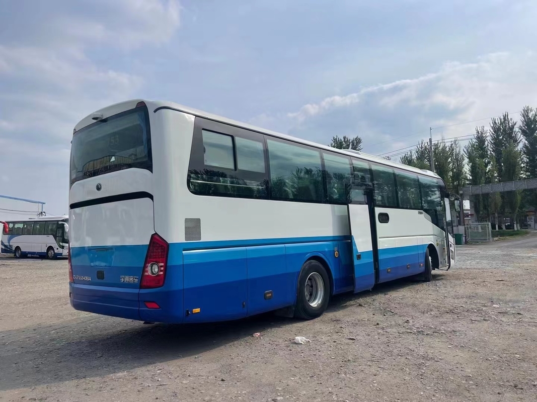 Gebruikte Reisbus 32 van de de Motor336hp de Middendeur van Zetelsweichai van het de Bagagerek LHD/RHD tweede van de Handyutong Bus ZK6122