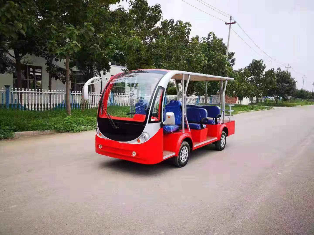 Gebruikte de Zetels van Doorgangsbus 6-16 Elektrische Lead-Acid onderhoud-Vrije Batterij 80-100 Km Afstand van de Sightseeingsbus