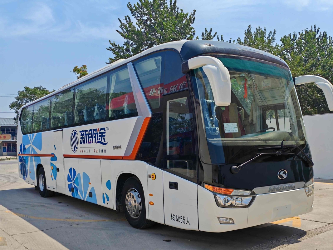 Gebruikte King Long Coaches XMQ6129 Airbag Vering 2016 Jaar 55 Zitplaatsen 2 Passagiersdeuren LHD/RHD Bagage