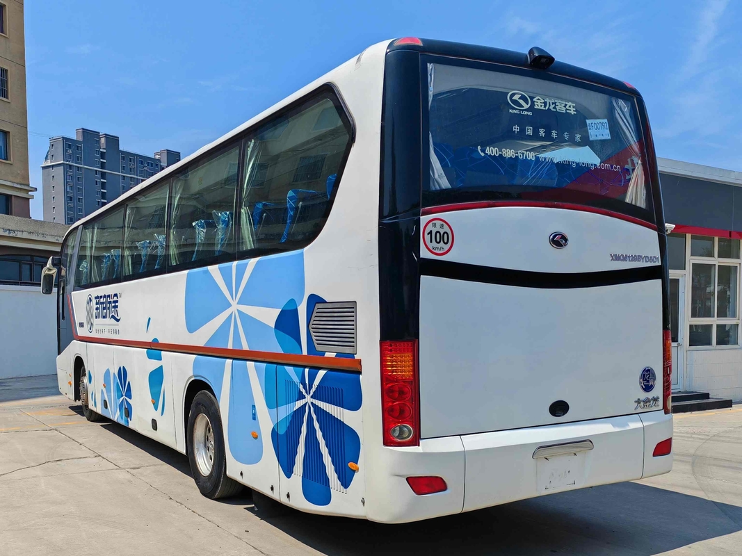 Gebruikte King Long Coaches XMQ6129 Airbag Vering 2016 Jaar 55 Zitplaatsen 2 Passagiersdeuren LHD/RHD Bagage
