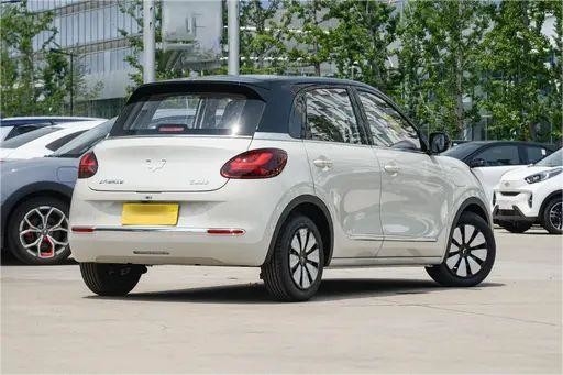Tweedehands Nieuwe Energievoertuigen Wuling Bingo Lichte Koffie Kleur 333KM Model