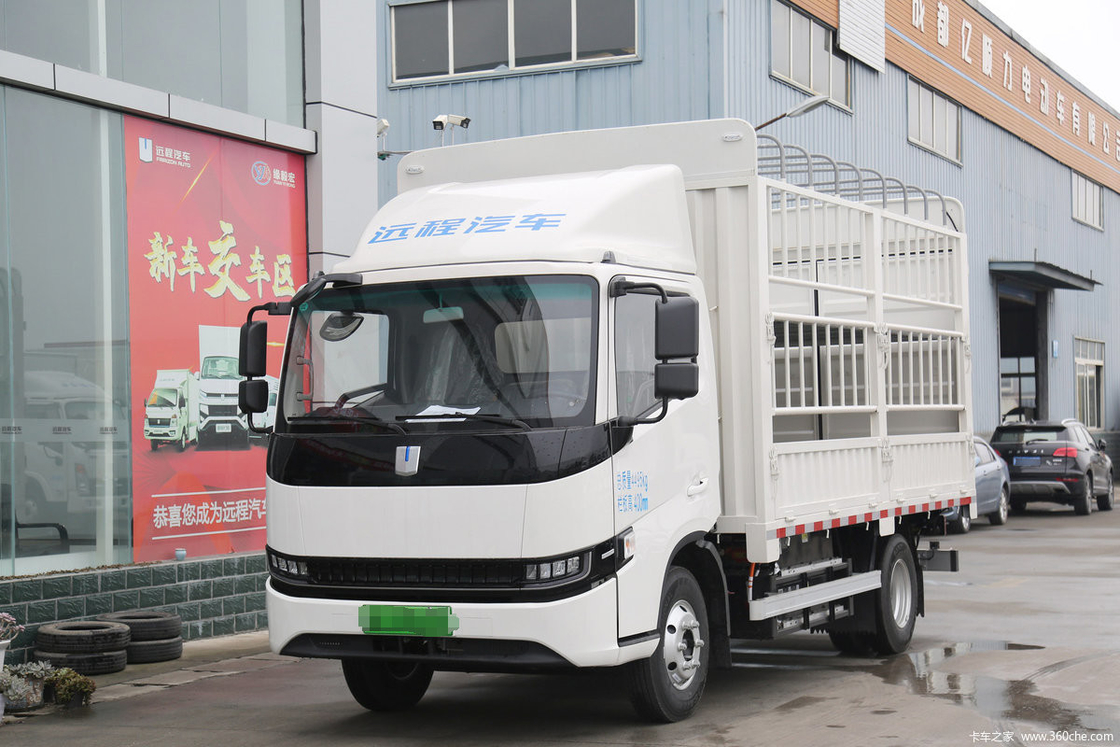 Zuivere elektrische vrachtwagen Geely 4 * 2 Drive Mode Lichte vrachtwagen 1,2 ton Doule achterbanden
