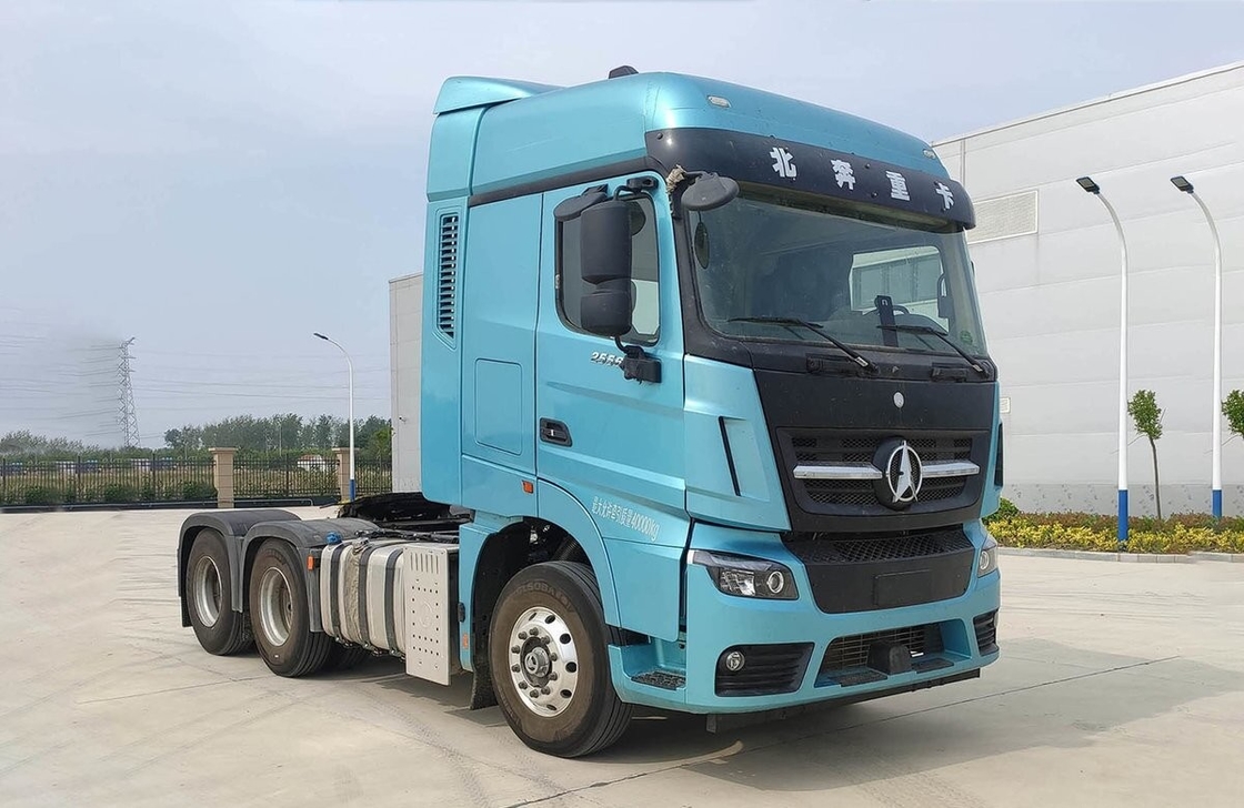 Zf versnellingsbak Amt 560 pk Gebruikte brandstofolie trucks Beiben Paardenkop 6*4 aandrijflijn 3 assen