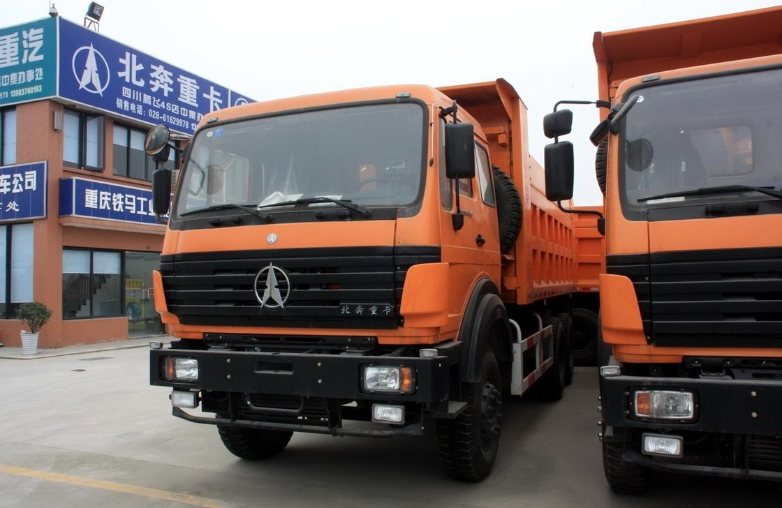 Beiben 6x4 Tipper Gebruikt Dump Truck Euro 3 Weichai Motor 290 Hp Mijnbouw Gebruik