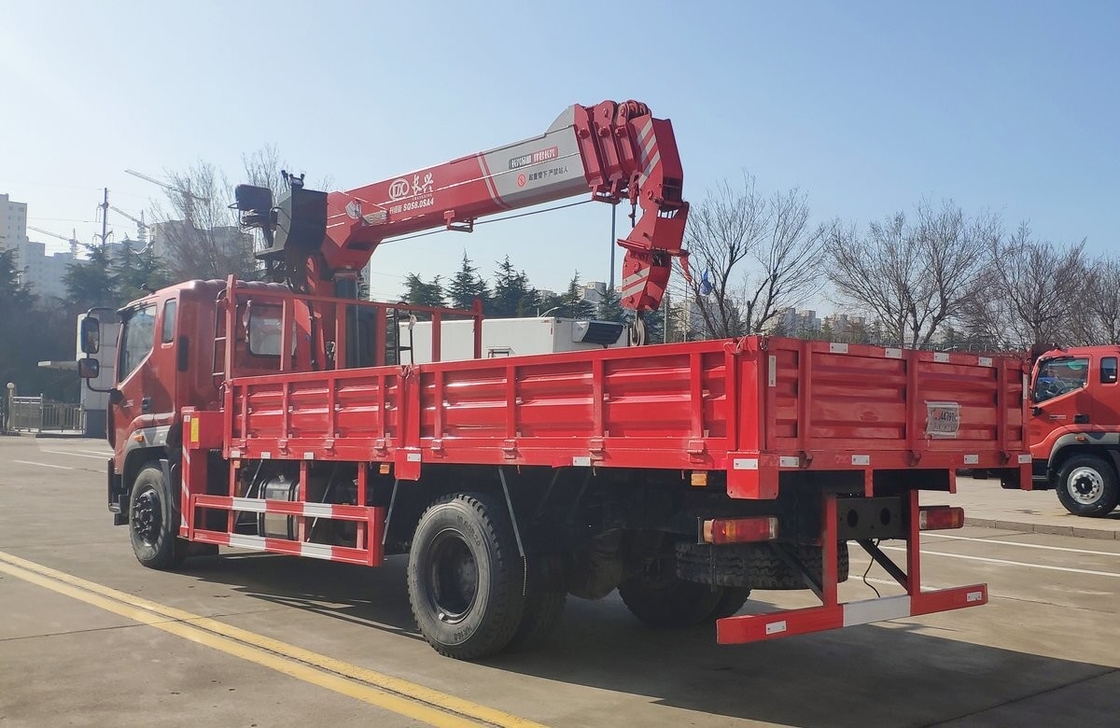 Foton Truck gemonteerde kraan 4*2 aandrijfsmodus 9 ton Single Cab 220hp Linkerhand aandrijving