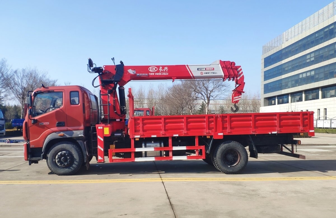 Foton Truck gemonteerde kraan 4*2 aandrijfsmodus 9 ton Single Cab 220hp Linkerhand aandrijving
