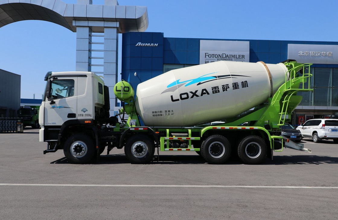 Trucks Beton 7,7 kubiek Double Deff Foton GTL 8*4 Mixer Truck LOXA Tanker Nieuw