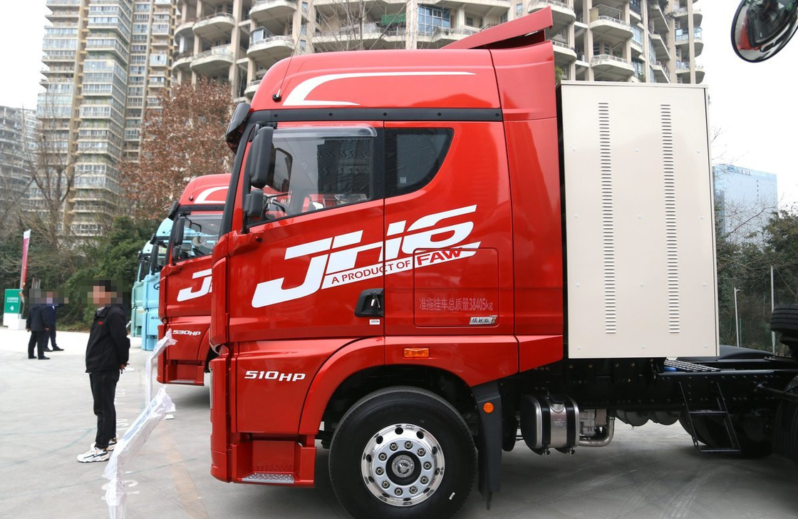 Tractor Trailer Truck Jiefang JH6 6*4 Rijmodus 510 pk CNG Weichai Motor Euro 6