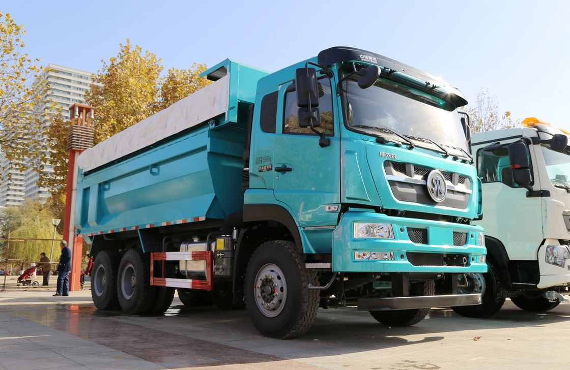 Sino Mining Truck 380 pk Inline zescilinder 8,7 meter lang 6*4 Steyr D78 LHD/RHD