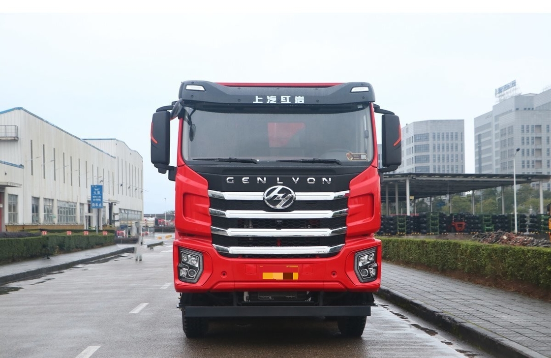 Hongyan 560 pk C6 20 ton 12 banden gebruikte dumptruck dumper 8×4 LHD/RHD