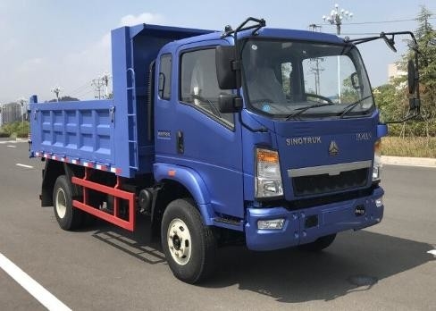 China Howo Trucks te koop 4*2 Single Axle 3,8 meter lange doos laden 10 ton Eruo 2