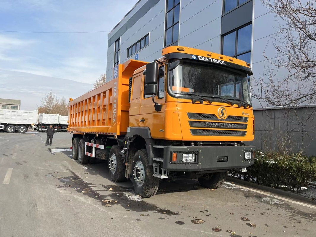 Gebruikte ophangwagens In goede staat Shacman 400 pk 8*4 F3000 Dump Truck 12 banden Standaardcabine