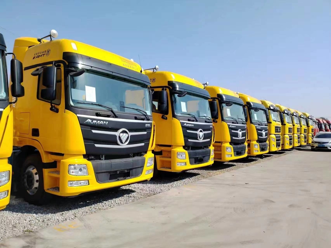 Nieuwe trekkertrucks 6*4 Foton GTL Horse 510 pk Gele Kleur 10 banden Automatisch 2021 Jaar