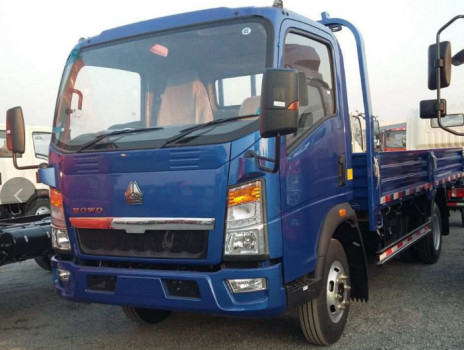 3 ton Truck Length Cargo Tank Howo 4*2 Flat Box Truck Truck Single Cabin RHD Euro 2