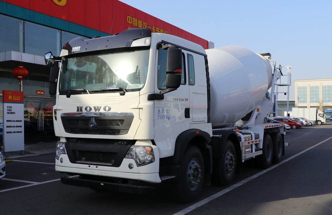 Betonmixer Truck 10-speed transmissie Howo 8×4 Cement Mixer 8 kubiek Duurzaam gebruik