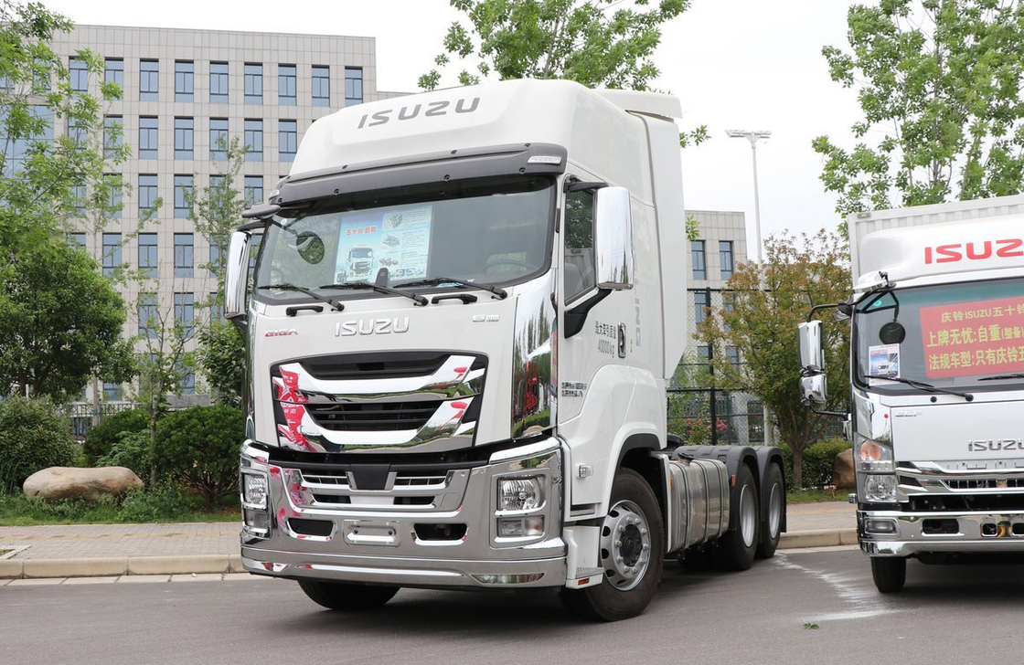 Tractor Truck Prijs Handel ZF versnellingsbak Automatisch 6×4 ISUZU Trailer Head 520hp High Roof Cab