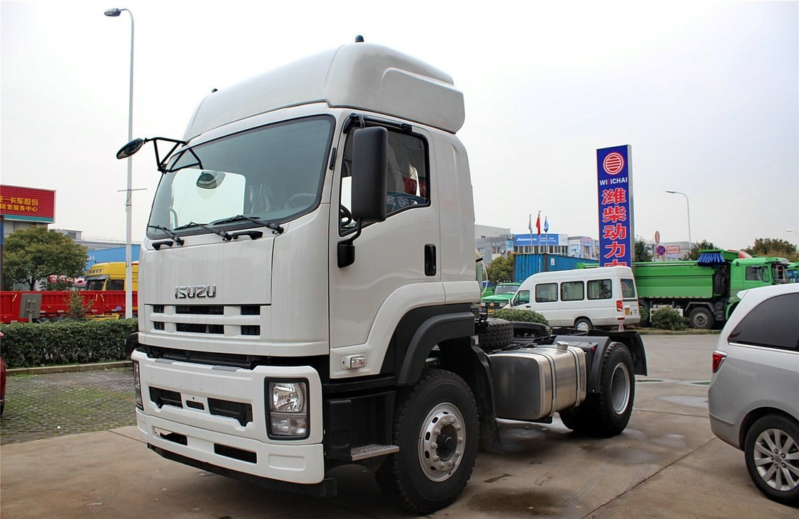 4x2 Traktor Truck Single Deff ISUZU Mover Deisel Motor 350 pk Euro 4 Emission Singe And Half Cab