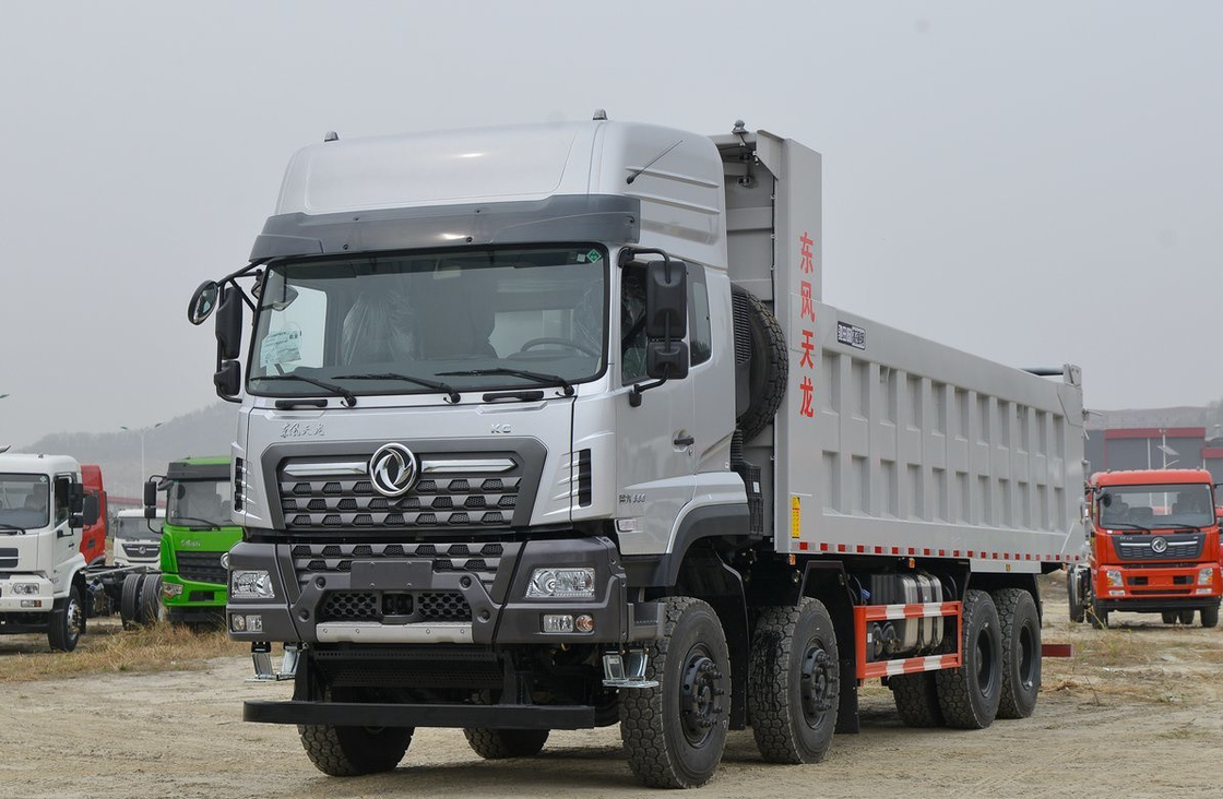 Dump Truck Trailer te koop Dongfeng 8×4 Tipper 600hp Cummins Motor 6 cilinders handleiding
