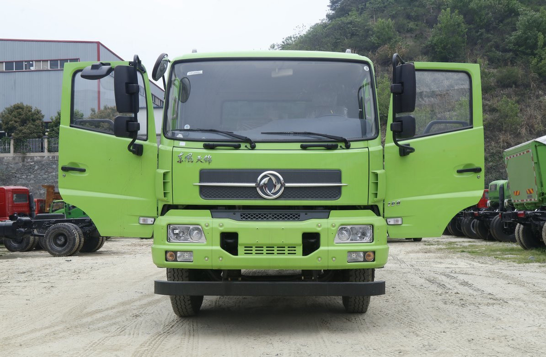Gebruikte kleine vrachtwagens 4*2 Dongfeng Dump Truck Tianjin Single Cab laden 10 ton