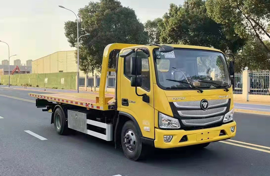 Nieuwe Wrecker Truck Foton 4*2 sleeptruck 3800mm wielbasis 3 ton laadvermogen