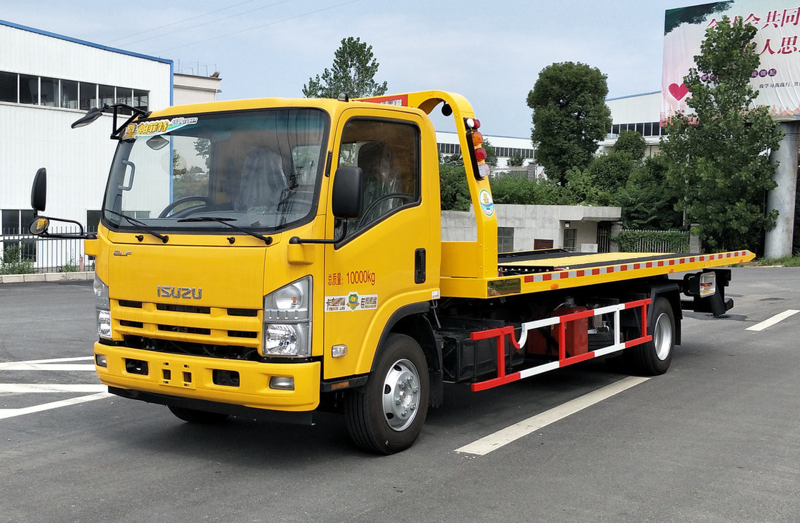 Kleine slooptrucks Vlakbed 4500 mm wielbasis 190 pk Dieselmotor Zesversnellingsmachine