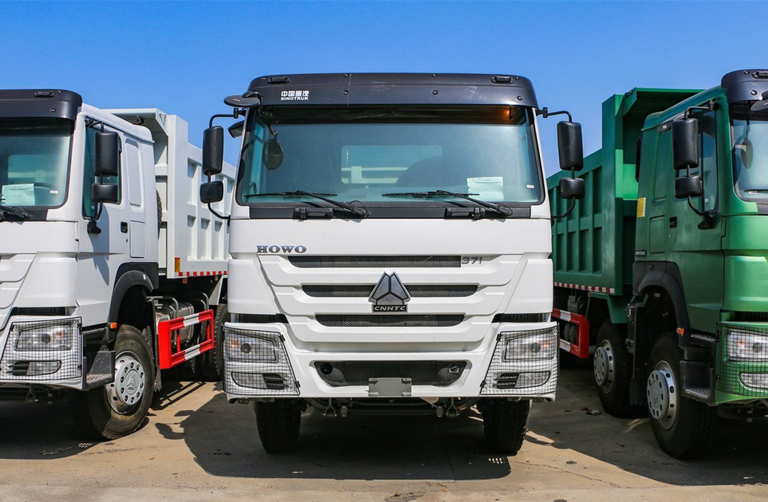 Sino Truck Gebruikt 6×4 Dump Truck Howo 371hp Euro 3 Gebruik In Afrika 6,8 meter lange doos