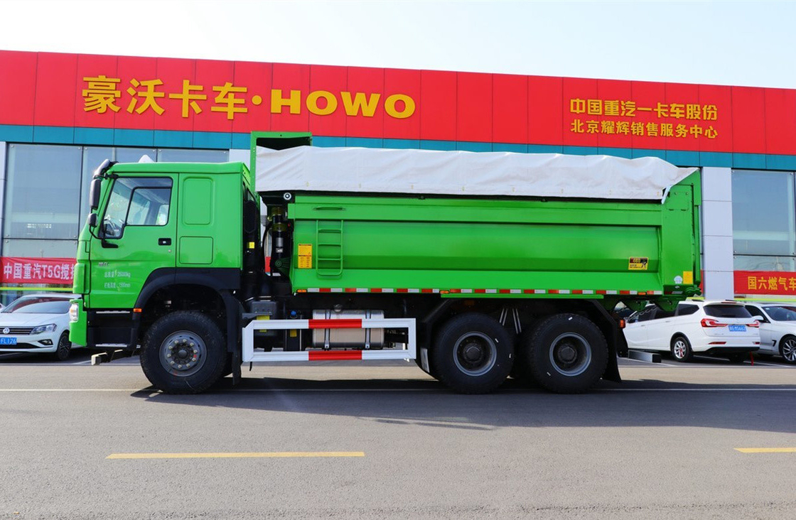 Sino Truck Moteur 400 Weichai Motor 6×4 Howo Dumper Truck Leaf Spring 10 Wielen Wegtransport