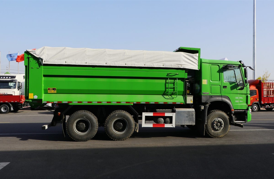 Sino Truck Moteur 400 Weichai Motor 6×4 Howo Dumper Truck Leaf Spring 10 Wielen Wegtransport