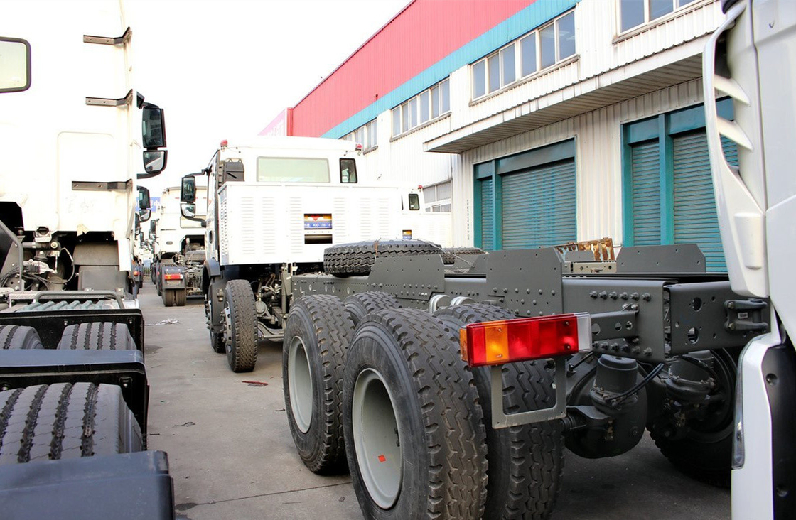 Sino Tipper Truck Howo Dumper Chassis 8×4 Single Cab 2 zitplaatsen LNG 290hp 9,2 meter lang