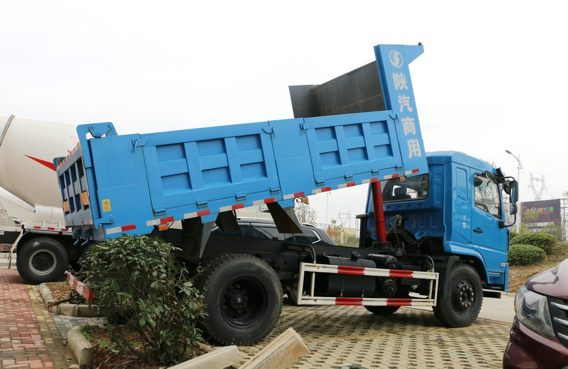6 wielen dump trucks te koop 4x2 kleine tipper Shcman X6 single Alxe laden 5 ton 160 pk