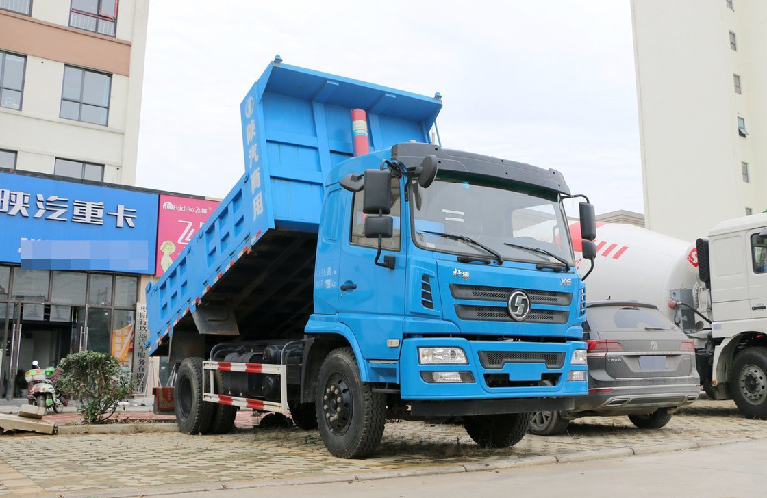 6 wielen dump trucks te koop 4x2 kleine tipper Shcman X6 single Alxe laden 5 ton 160 pk