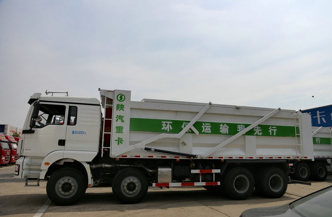 8x4 Tipper Truck Fracturing Sand Tank Truck Shacman 290hp Nieuwe M3000 Euro 4 Heavy Duty