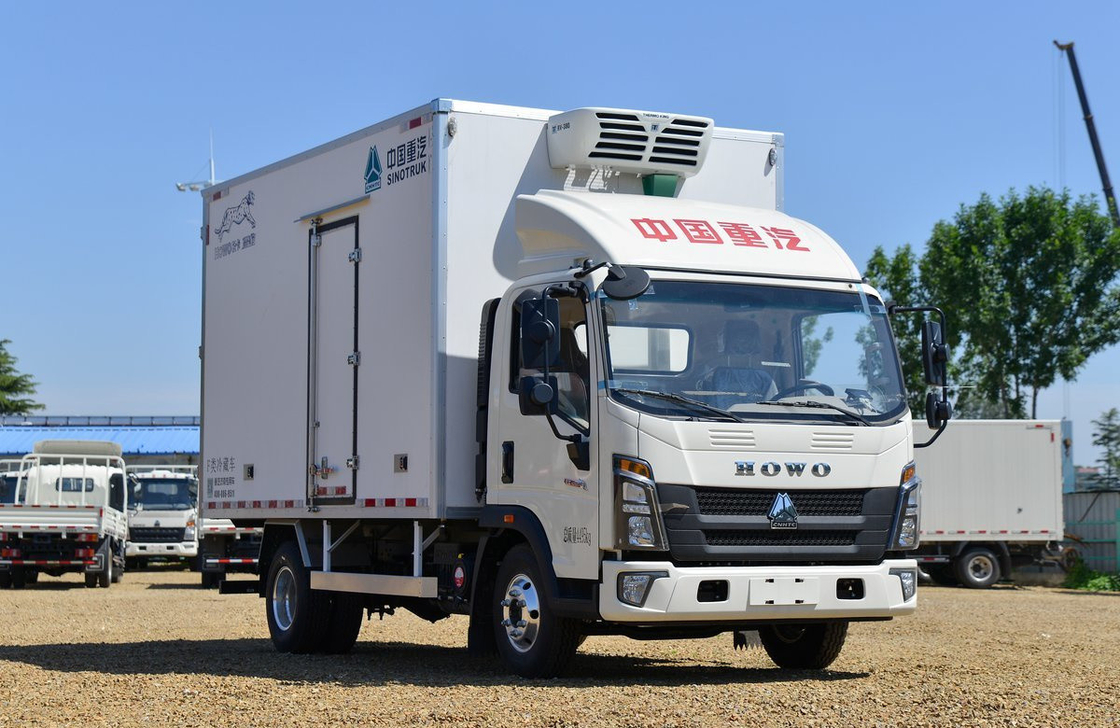 Vrieswagen te koop Sinotruck Howo 4*2 enkelassige koelkastwagen bestelwagen 20 kubieke