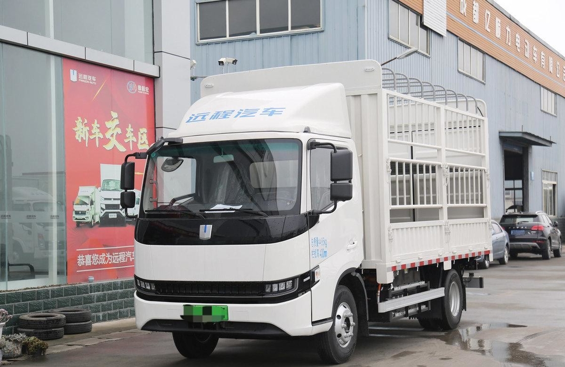 Box Truck Fence Box Light Truck 1,5 ton nuttige lading Elektrische vrachtwagen 4*2 Single Cab