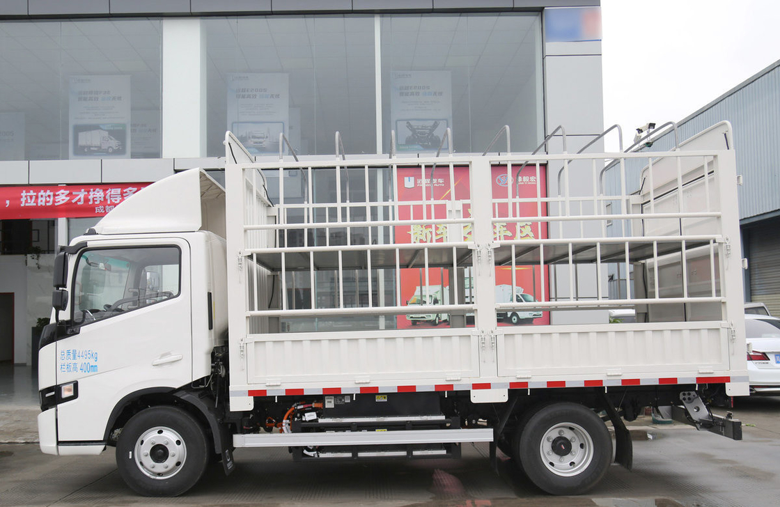 Box Truck Fence Box Light Truck 1,5 ton nuttige lading Elektrische vrachtwagen 4*2 Single Cab