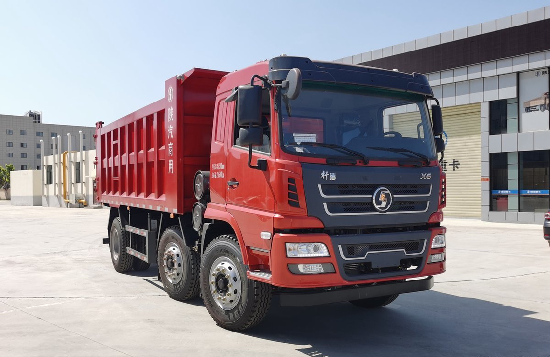 Dump Truck Cebu voor Shacman X6 Tipper 220 pk Yuchai motor met 8 wielen VAST 10 snelheid