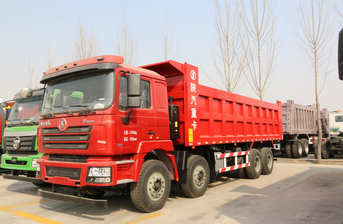 Gebruikte tipper trucks voor 375 pk Weichai Shacman F3000 dumper 90% nieuw met goed onderhoud