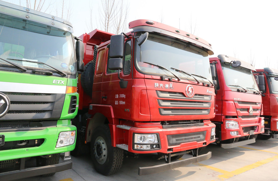 Gebruikte tipper trucks voor 375 pk Weichai Shacman F3000 dumper 90% nieuw met goed onderhoud