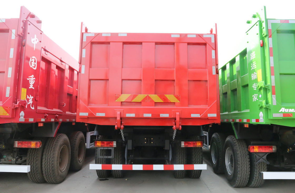 Gebruikte tipper trucks voor 375 pk Weichai Shacman F3000 dumper 90% nieuw met goed onderhoud