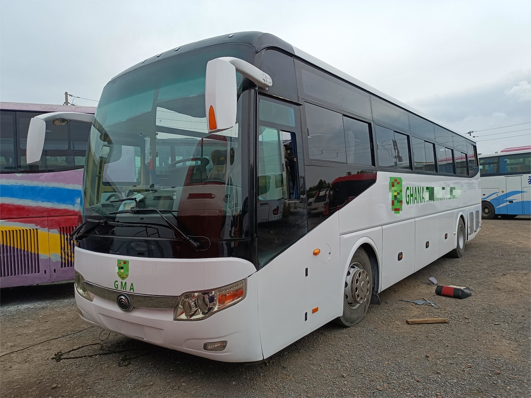 ZK6127 Yutong gebruikte passagiersbus / 66 zitplaatsen gebruikte luxebussen merk Yutong