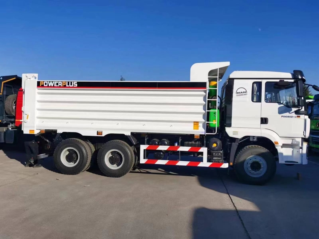 Gebruikte tipper trucks Shacman E3 dump truck 2024 jaar Cummins motor 385 pk Gebruik in Afrika